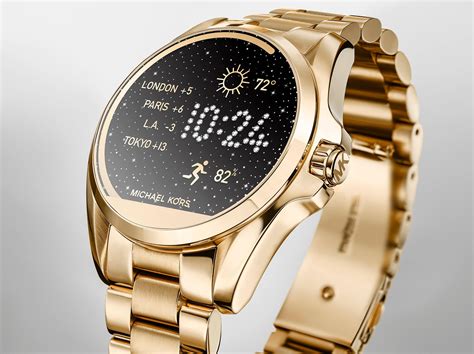 michael kors bradshaw gold smartwatch|Michael Kors smartwatch price.